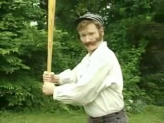 Conan is handy at wielding the bat