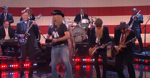 Conan and friends jam to Freebird.