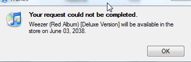 itunes message