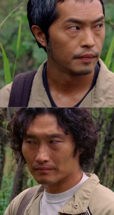 Miles and Jin can't believe what a moron Hurley is.