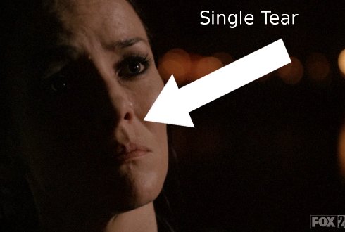 Another single tear!